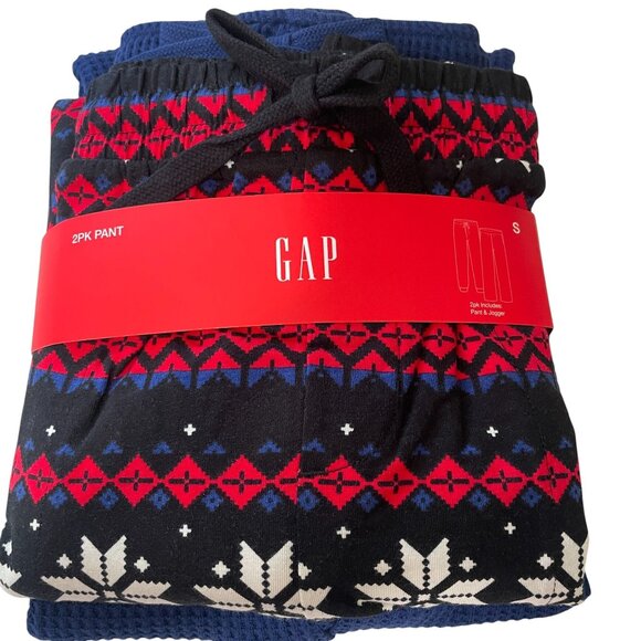 Gap Holiday Jogger Pant Set Small Cozy Winter Loungewear Gift Softcore - Picture 3 of 6